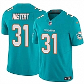 Men & Women & Youth Miami Dolphins #31 Raheem Mostert Aqua 2023 F.U.S.E Vapor Limited Stitched Jersey,baseball caps,new era cap wholesale,wholesale hats